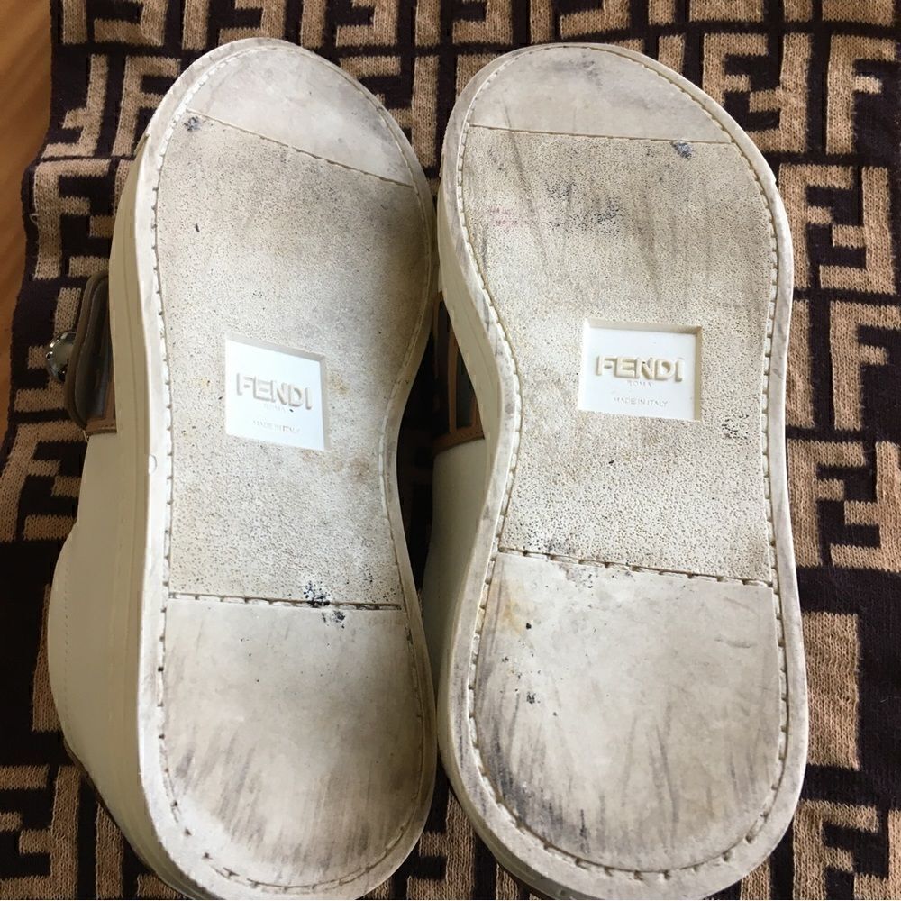 Fendi Pearland Logo Slip On Sneakers - Picture 9 of 11